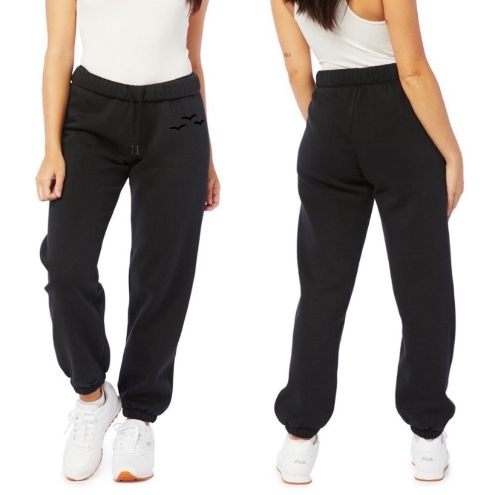 Lazypants Black Luxury Fleece Comfort Relaxed Sweatpant Joggers Size XL